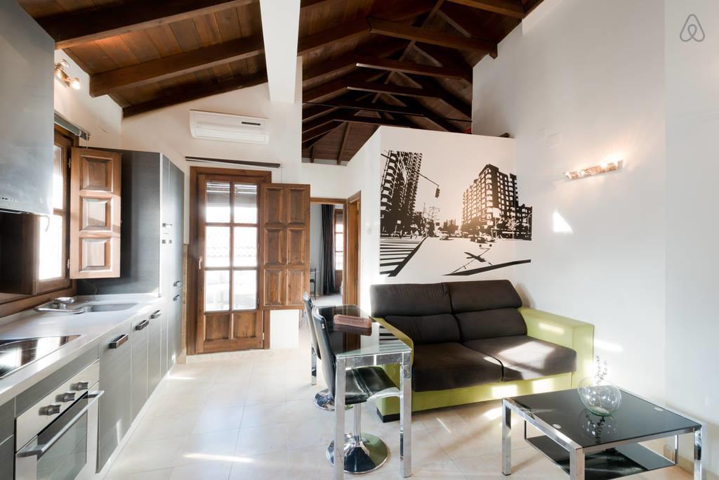 Loft Wifi Centro Espectacular Terraza Con Todos Los Servicios Daire Granada Dış mekan fotoğraf